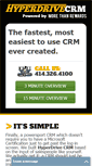 Mobile Screenshot of hyperdrivecrm.com